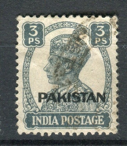 Pakistan sg1 1947 kgvi - pakistan, 3p