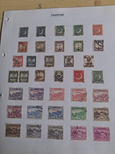Pakistan stamps nice early - stamps.,