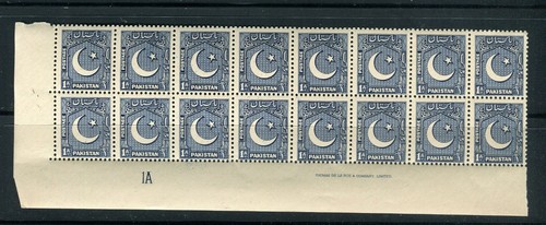 Pakistan 1948 blue - pakistan,