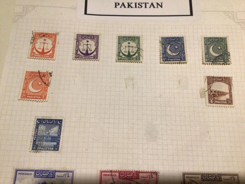 Pakistan mounted mint and - mint,