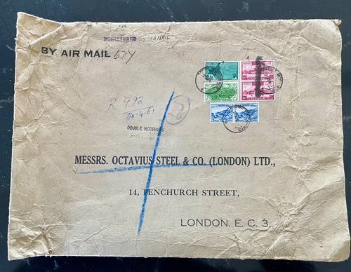 Pakistan 1961 giant linen - a3,