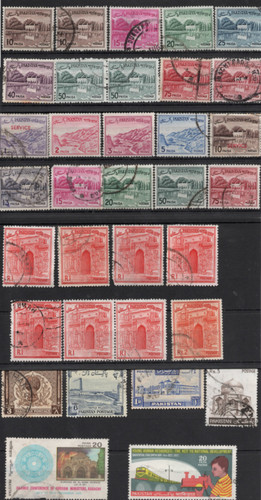Pakistan stamp lot stock - pakistan, sheet