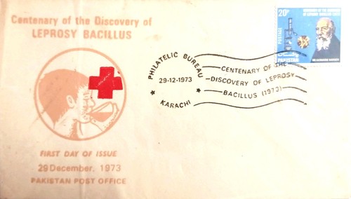 Pakistan fdc leprosy 1973 - leprosy,,