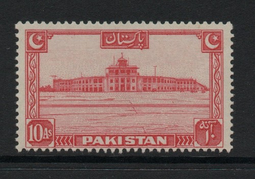 Pakistan 1948 10a scarlet - pakistan,