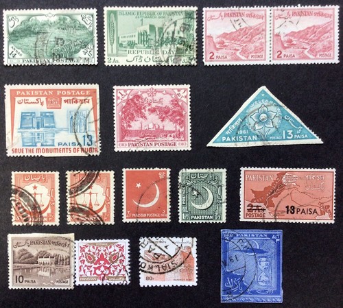Pakistan stamps selection of - stamps,
