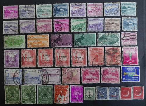 Pakistan used stamp - used, off