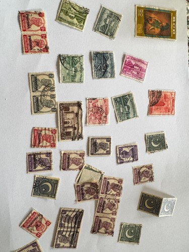 Pakistan stamps unchecked - stamps,